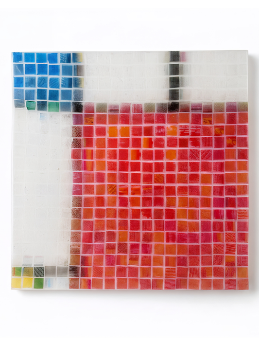 Echoes - "Composition with Red, Blue and Yellow"