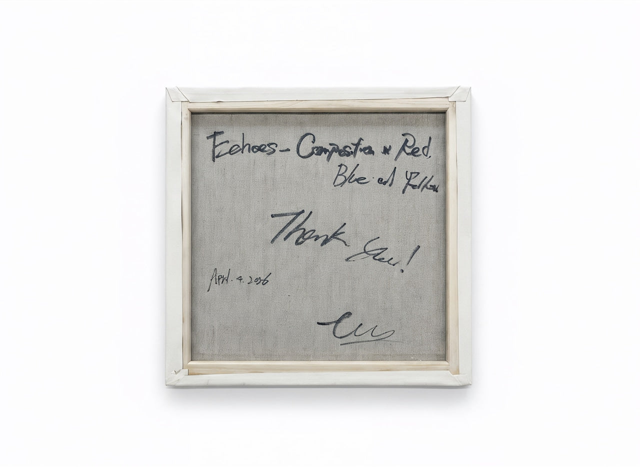 Echoes - "Composition with Red, Blue and Yellow"